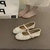 Zapatos Mary Jane transpirables de tejido hueco de diseño vanguardista, nuevos zapatos planos versátiles y cómodos para mujer 2026
