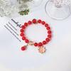 Ins diseño de nicho verano flor Pulsera de cuentas de cristal frío 2021 Nueva pulsera para chica japonesa y coreana