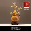 Nuevo adorno de calabaza estilo chino para sala de estar, mueble de TV y decoración de entrada, un regalo de inauguración para un jefe o una casa nueva