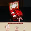 Cerámica Bajo Esmalte Reina Rosa Juego de Vajilla de Alta Gama Regalo de Inauguración de Casa Regalo de Negocios Tazones y Platos Venta al por Mayor Logo Imprimible