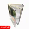 Libro de Menús Transparente para Restaurantes Chinos y Occidentales, Portamenús de PVC A4, Libro de Menús para Pedir, Menú de Restaurante, Pedido DIY