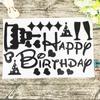 Adesivos Bola Bobo Adesivos Balão Colorido Feliz Aniversário Adesivos Bola de Casamento Balão Decorativo para Arranjo de Casamento