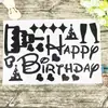 Novo Adesivo Bola Bobo Feliz Aniversário Bolo Festa Adesivo Criativo DIY Balão Decoração Adesivo Decoração de Festa