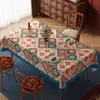 Toalha de Mesa Boêmia, Sem Lavagem, à Prova de Óleo, Impermeável, Resistente ao Calor, para Mesa de Jantar em Casa, Mesa de Centro, Sala de Estar, Luxo Leve, Toalha de Mesa com Toque de Alta Qualidade