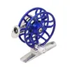 Carrete de Pesca con Mosca Todo Metal, Carrete de Pesca en Hielo, Carrete de Pesca, Carrete de Pesca en Rocas, Carrete de Pesca con Mosca, Carrete de Lanzamiento Frontal, Carrete de Pesca desde Puente, Carrete de Pesca con Anzuelo para Peces Vivos