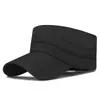 Sombrero de Verano Nuevo Estilo Desmontable de Copa Plana, Sombrero de Copa Abierta, Color Sólido Liso para Exteriores, Sombrilla y Protector Solar, Unisex
