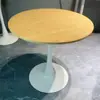 Mesa de Centro, Sala de Estar, Mesa Lateral para el Hogar, Mesa de Centro, Mesa y Sillas para Negociación Informal, Mesa Redonda Pequeña de Tulipan Americano para Balcón