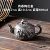 Tetera de Arena Púrpura Flor de Ciruelo Tetera Grande Gran Capacidad Semi-hecha a Mano Tetera Individual Juego de Té Cerámico para el Hogar Taza de Té Traje
