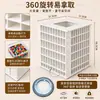 Organizador com Compartimentos Multicamadas Suporte Giratório para Armazenamento de Miçangas Perler Caixa de Armazenamento de Miçangas Perler para Mesa Rack de Armazenamento de Grande Capacidade Estilo ins