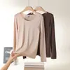 Nuevo Conjunto de Ropa Interior Térmica Adelgazante Sin Costuras de Modal 2026 para Mujer, Ropa Interior Delgada Cálida, Capa Base para Embellecer la Piel