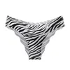 Calcinha Feminina Seamless de Seda Gelada Transfronteiriça Europeia e Americana, Bikini Briefs Respirável Estampado para Yoga Invisível para Mulheres
