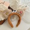 Desenho animado engraçado Boneca Feia headband de coração de menina orelhas estranhas headband de design fofo vigoroso feio fofo acessórios de cabelo da moda