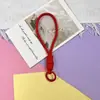 Cordão de pulso para celular com correspondência de cores, cordão curto universal trançado, chaveiro para capa de celular, alça removível anti-perda