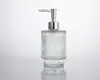 Garrafa Dispenser de Vidro Transparente Tipo Push 320ml Embalagem para Shampoo Gel de Banho de Hotel B&B Banheiro