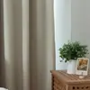 Cortina blackout gruesa de color sólido, diseño de espiga, moderna, simple, para dormitorio, sala de estar, tejido de urdimbre, cortina de comercio exterior, personalizada