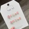[Unhas Vestíveis Infantis] Unhas de Raposa Fofa Arte de Unha Fofa Adesivos de Unha Vestíveis Feitos à Mão Reutilizáveis