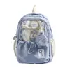 Mochila de Fornecimento Transfronteiriço para Mulheres 2025 Nova Mochila Escolar Estilo Coreano para Alunas do Ensino Fundamental Capacidade Grande Mochila de Alto Valor
