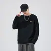 Suéter de dos piezas falso para hombre para invierno, corte holgado, talla grande, para personas altas y corpulentas, estilo casual moderno, chaqueta de punto gruesa