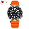 Reloj de cuarzo OFNS, moda novedosa, resistente al agua, correa de cuarzo, calendario, reloj deportivo para exteriores para niños, venta al por mayor