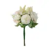 Ins ramo de boda de rosas artificiales accesorios para fotografía de bodas flor artificial hecha a mano decoración del hogar flor de seda artificial