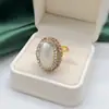 Colar com Inlay de Pérola Natural Mapei, Conjunto de Anel e Brincos Pequenos, Corrente Simples e Versátil para Clavícula, Fabricante, Atacado