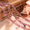 Pulsera DIY Cadena de Cristal Multicolor Accesorios de Joyería Ropa Cuentas de Cristal Vidrio Decoraciones Colgantes para Habitación Cuentas Triangulares de Bolas de Arroz
