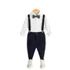 Conjunto de Traje para Niño Traje de Florista Atuendo de Presentación Infantil Chaqueta Elegante para Niño Traje Pequeño Atuendo de Presentación de Piano