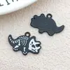 Aleación con Goteo de Aceite Animales de Dibujos Animados Dinosaurio Colgante DIY Collar Pendiente Llavero Accesorio de Joyería Kit de Materiales