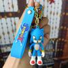 Llavero Colgante de Peluche del Erizo Sonic Transfronterizo Dibujo Animado Anime Pareja Encanto para Bolsa Venta al por Mayor