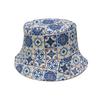 Sombrero de Pescador Bohemio Femenino Británico Vintage Parasol Sombrero para el Sol Estilo Étnico Sombrero de Cubeta de Estudiante Sombrero para el Sol Mujeres