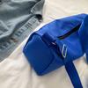 Ins nicho crossbody bag feminina gym bag casual bolsa de ombro feminino cor sólida leve Oxford pano moda marca bolsa esportiva