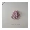 Guantes de Punto Rayados de Cinco Dedos Nuevos Estilo Coreano para Niños y Niñas, Elegantes y Cálidos, Guantes a Prueba de Frío de Invierno, Venta al por Mayor
