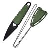 Cuchillo recto pequeño para exteriores Cuchillo portátil Acero inoxidable Vaina K Cuchillo recto Cuchillo de supervivencia Cuchillo para acampar Cuchillo de transporte Cuchillo anticuerpo Coche