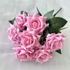 Design de Arranjo de Flores para Arco de Hotel de Casamento, Buquê de Flores, Materiais Florais para Vitrine de Shopping de Hotel, Buquê de Flores Artificiais Feito à Mão