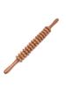 Rodillo masajeador rueda de dragado Meridian masajeador de madera para frotar Meridian rueda de masaje de madera carbonizada