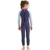 Traje de buceo para niños de 2,5 mm, traje de baño cálido de una pieza para niñas, traje de buceo de manga larga con protección solar y medusas.