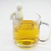 Colador de té de silicona, nuevo, pequeño, de silicona, con forma humana, extraíble, para oficina, tetera perezosa, aislante de té.
