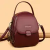Bolsa para mujer de comercio exterior, bolsa para teléfono móvil de señoras de mediana edad, mochila multiusos de alta calidad, versátil para llevar al hombro, cruzada y de mano para mujer