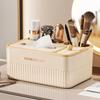 Caja de Pañuelos Multifuncional Caja de Almacenamiento para Dormitorio Caja de Pañuelos Sencilla Caja con Compartimentos para Control Remoto y Palillos para Mesa de Sala de Estar
