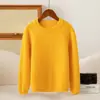 Suéter de Punto Suave y Grueso de Cachemira, Estilo Nuevo Otoño e Invierno, Unisex, Cuello Redondo, Suéter Base de Lana para Niños