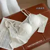 Sutiã Sem Costura Respirável Novo Original para E-commerce Transfronteiriço Estilo Fino Material de Renda Sem Fio Suporte Anti-queda para Seios Laterais