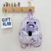 Nova Bolsa Infantil de Verão 2024 Acessórios de Boneca Cartoon Mochila de Tecido Oxford Tamanho Grande Pequeno Mochila Escolar para Ensino Fundamental e Médio
