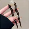 2026 Nuevo Pasador de Pelo de Gama Alta Estilo Chino Nuevo en Forma de U para Cabello Semirecogido, Moño y Herramienta de Peinado para Mujeres