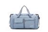 Bolsa de Gimnasio de Gran Capacidad Plegable Almacén de Zapatos Separado Bolsa de Viaje Ligera para Corta Distancia Bolsa de Hombro Casual Simple para Mujeres