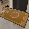 Tapete de Chão para Casa Novo Estilo Chinês Entrada Porta de Entrada Encerramento Tapete de Chão de Veludo Rijin Entrada Resistente ao Desgaste Resistente à Sujeira Tapete para Pés Fácil de Cuidar