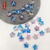 Polvo Dorado Escarchado Estrella de Cinco Puntas Agujero Recto Estrella Hecho a Mano DIY Atuendo Antiguo Tocado Pasador Pendientes Paquete de Materiales Accesorios