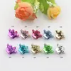 Pinza pequeña para el pelo de color UV electrochapada al por mayor, mini pinza de sujeción, accesorios para el pelo simples de moda, pinza pequeña para mechones rotos