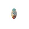 Serie de pinturas al óleo Directo de Fábrica empaque de flores tarjeta decorativa para snacks de repostería Postal para ascensor se puede escribir