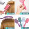 Wanmei Pente de cabeleireiro prático e leve, pente de dentes grandes, pente retrô masculino, cabo estéreo, pente de dentes largos, pente de alisamento de cabelo, atacado