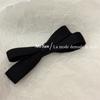 Pinza para el pelo de lazo negro tridimensional texturizada Cuerda para el pelo de mujer 2024 Nuevo Pinza para el pelo Pinza para el pelo de la parte trasera Pinza para el flequillo
